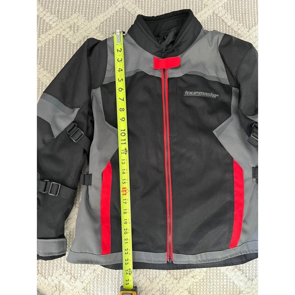 Tourmaster Intake Air‎ V6 Jacket Black Red Woman Size Large Motorcycle